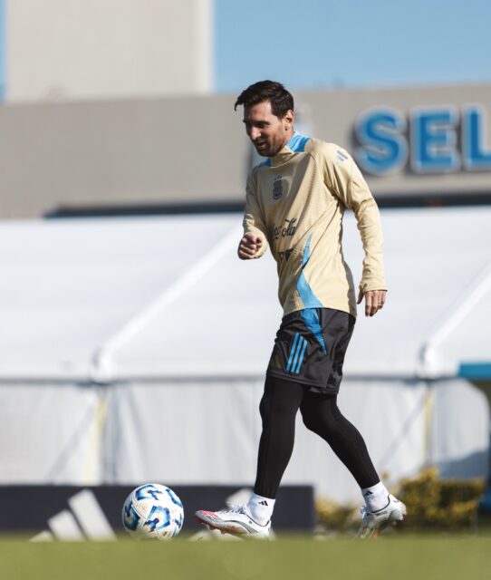 Messi entrena con la selección: así se prepara Argentina para cerrar las eliminatorias