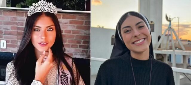 La exreina de belleza que cambió la corona por el hábito para convertirse en monja
