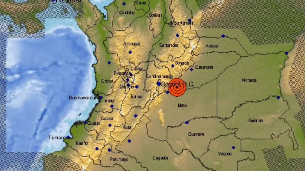 Fuerte sismo de 6.5 de magnitud este 8 de junio; se sintió en Bogotá y otras ciudades