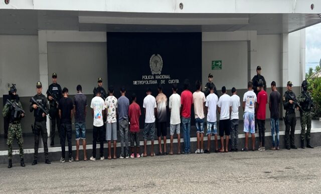 Capturaron a 17 miembros del Tren de Aragua en La Parada señalados por extorsión