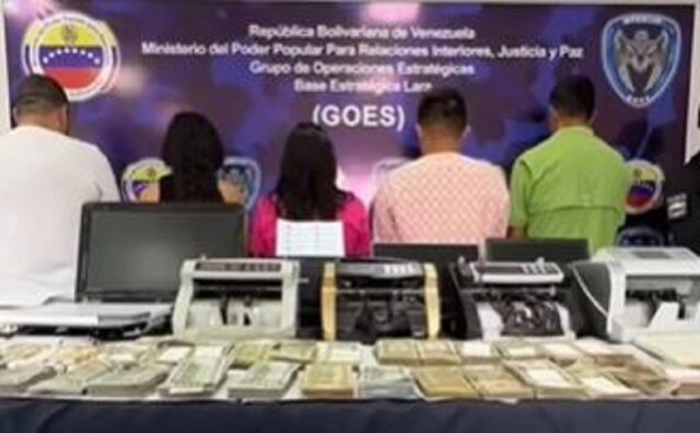 Cinco detenidos en Lara por operar una red dedicada al comercio del dólar paralelo