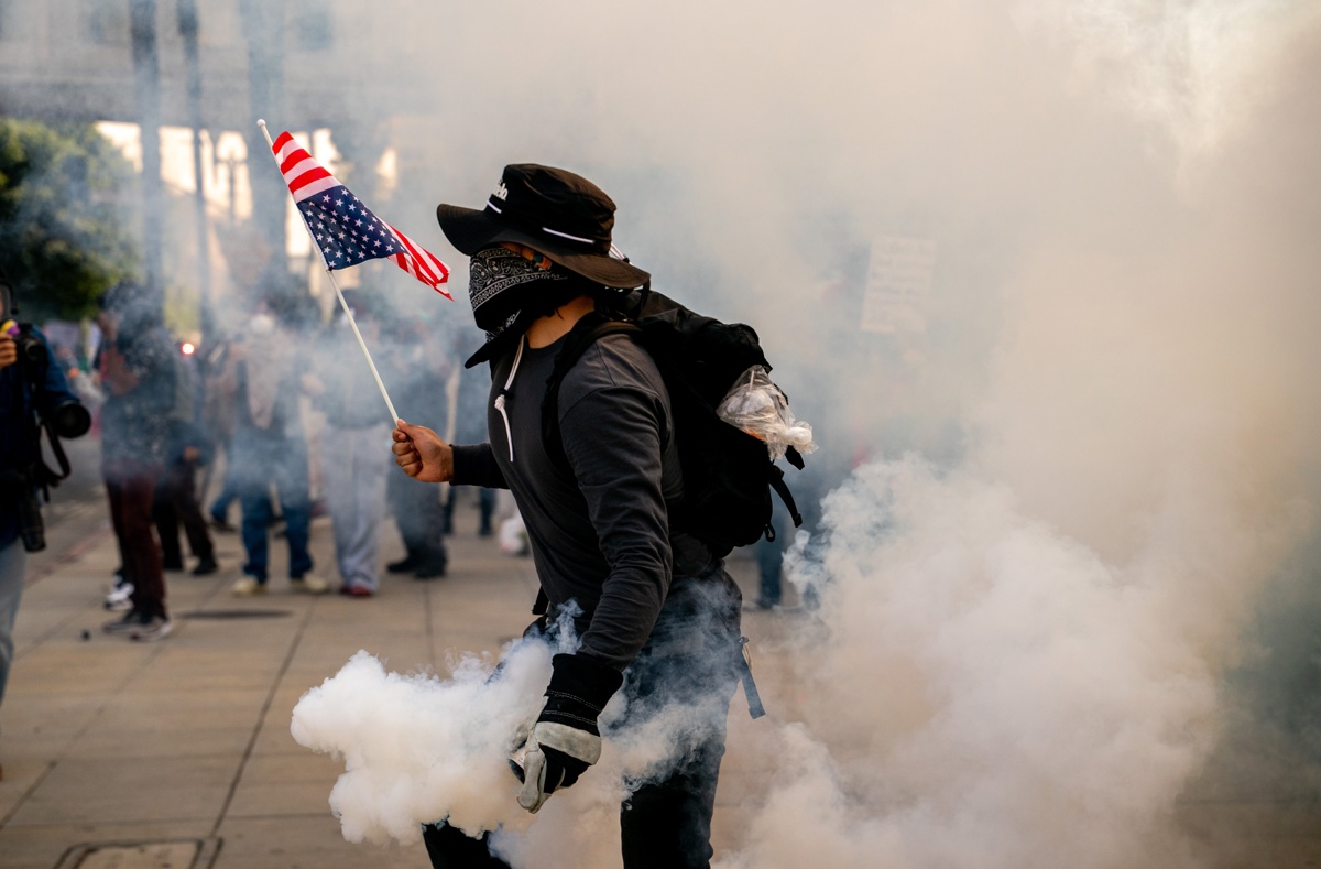 'No Kings' protest in Los Angeles