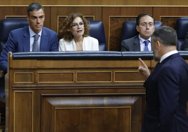 Santiago Abascal abandonó el Congreso para no escuchar a Pedro Sánchez: “Indecente, corrupto y traidor”